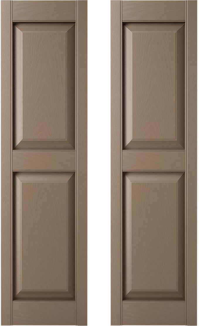 14.75 in. W x 80 in. H Builders Edge, Standard Two Equal Panels, Raised Panel by Builders+Edge