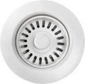 White Polymer Drain Kitchen Sink Drain Assembly by EADOT