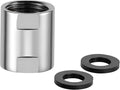OFFO Shower Pipe Fitting, Brass Converter Adapter, G1/2 x G1/2 in Female Thread by OFFO