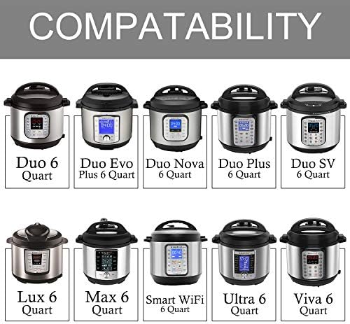 STYDDI 4-Pack Sealing Ring for Instant Pot 6 Quart, Food-grade Silicone - Image 2