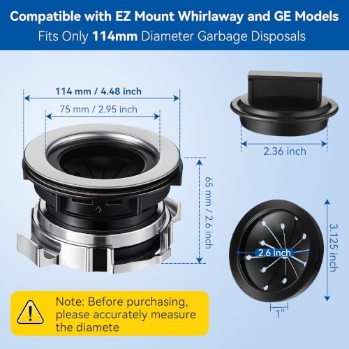 Garbage Disposal Flange Kit Compatible - Image 2