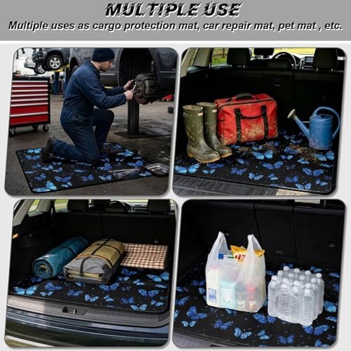 Blue Butterfly Beach Gear Trunk Mat 29"x39" - Image 3