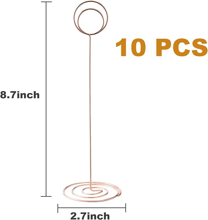 Table Number Holders, Photo Holder | Cards Stand Name Menu Clips, Large Size - Image 2