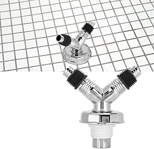 Y Pipe Connector Floor Drain Adapter PVC 2.8x1.6x0.8in Washing Machine Drain - Image 5