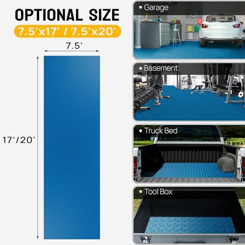 Bonnlo 7.5x17 FT Garage Floor Mat - Image 3