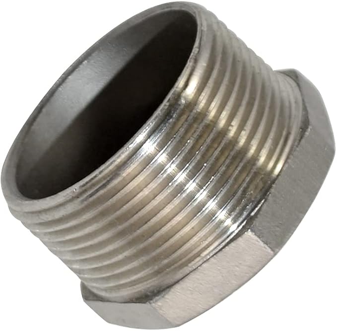 DAN SPEED Male x Female Thread Reducer Bushing Pipe Fitting, Stainless steel SS - Image 5