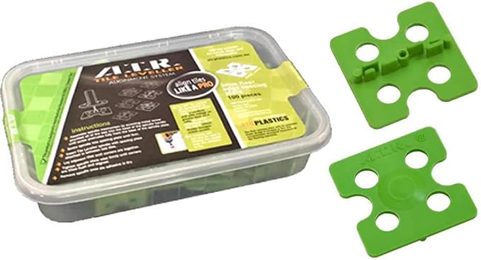 ATR Tile Leveling Alignment System 100 3mm FLOOR Edge Spacing Plate by Unknown