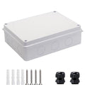 Junction Box Dustproof Waterproof IP65 ABS Plastic Electrical Boxes, Indoor & by LuSumtly