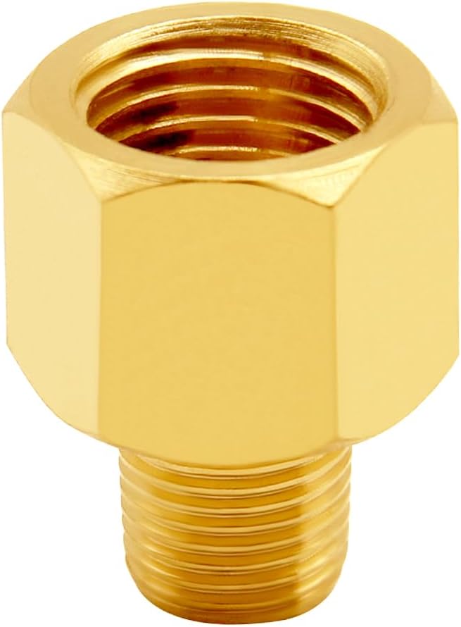 Uenede Brass 1/2" NPT Female to 3/8" NPT Male Reducer Adapter - Image 5