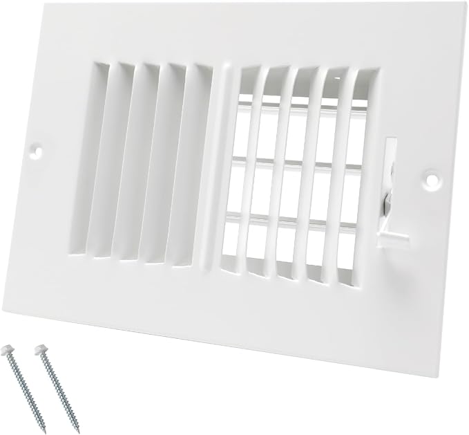 6 x 4 Inch Air Vent Covers for Wall or Ceiling by Howeall