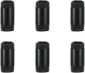 6 Pack 3/4" × 2" Pre-Cut Black Metal Pipe, Industrial Steel Fits Standard Three by GeilSpace