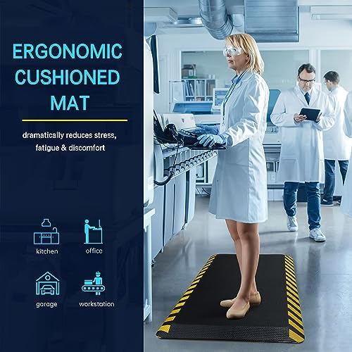 FEATOL Anti Fatigue Mat Industrial, Ergonomic Standing Floor Mat - Image 6