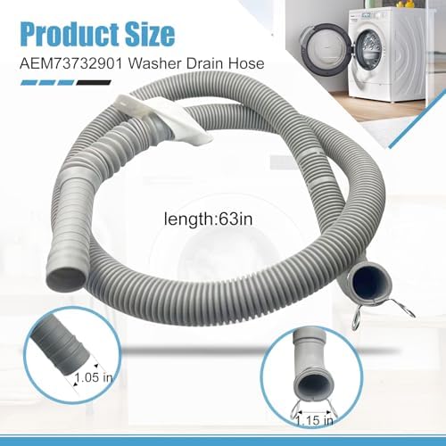 AEM73732901 Washer Drain Hose Assembly - Image 3