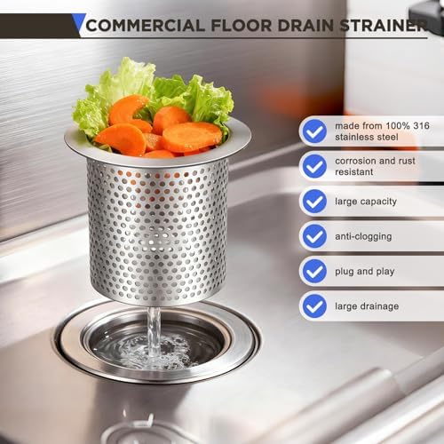 1 Pcs Commercial Floor Drain Strainer - Image 3