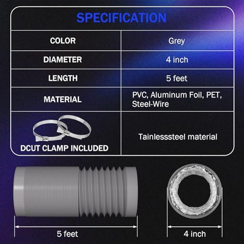Dryer Vent Hose, HVAC Ducting Hose - Image 2