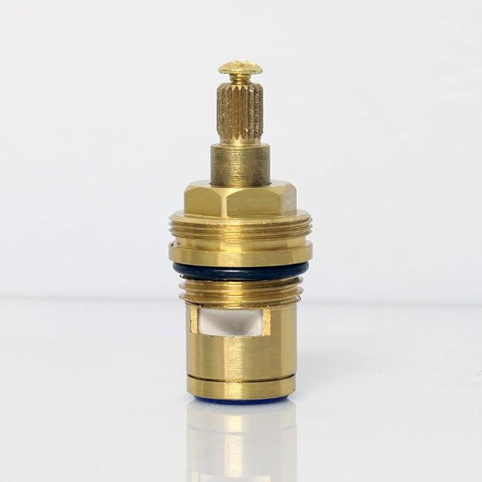 Brass Ceramic Disc Cartridge, Quarter Turn, 20 Teeth, Mixer Faucet Valve - Image 3