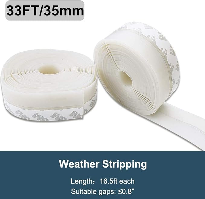 33FT Silicone Seal Strip, Weather Stripping - Image 5