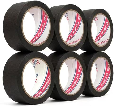 Black Masking Tape, Colored Painters Tape - Image 2