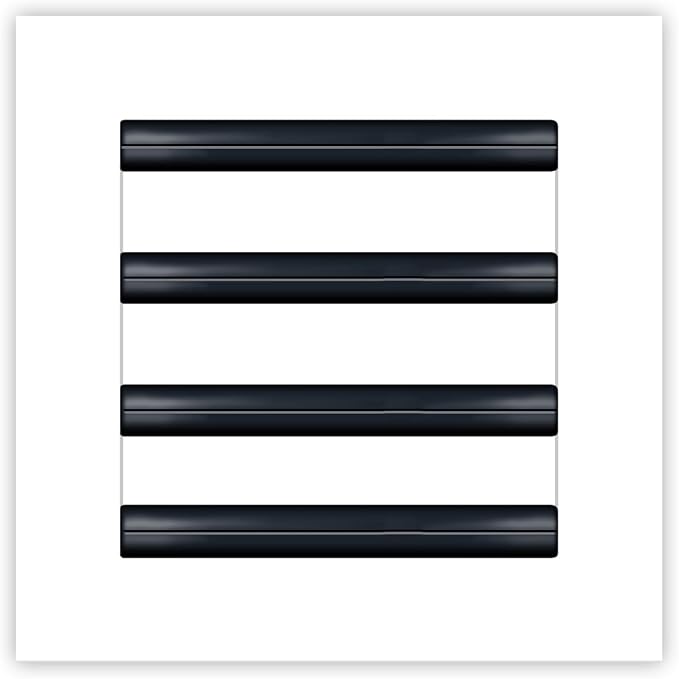 BUILDMART - 8x8 White Modern AC Vent Cover - Decorative Air Vent - Standard by TexasBuildmart