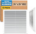 Fits 24x24 Hole | Aluminum Return Air Grille by Handua | Vent Cover Grill by Handua