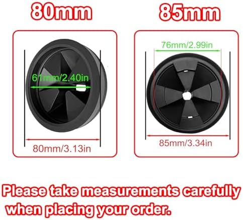 3 1/8 Inch Garbage Disposal Sink Baffle Splash Guard, Quiet Collar, Perfect Fit - Image 3