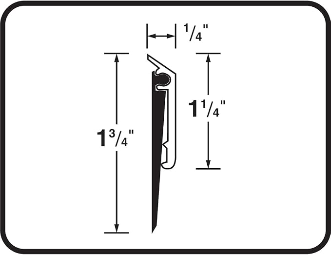 MD Building Door Sweep, Commercial Screw-On - Image 3
