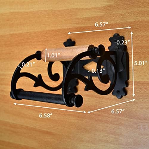 Renovators Supply Manufacturing Toilet Paper Holder Stand Wall Mount 6.5 - Image 2