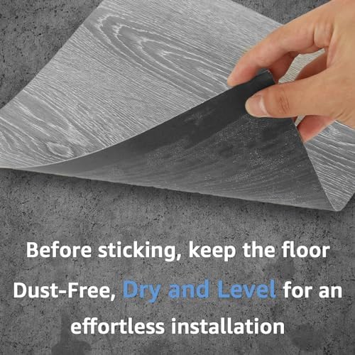 AKOLAFE 40 Sheet Vinyl Flooring 12x12 Inch Peel and Stick Floor Tile Waterproof - Image 5