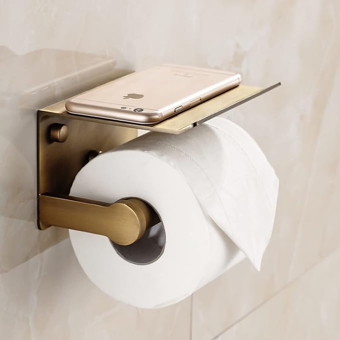 Antique Bronze Toilet Paper Holder Wall Mount - Image 4
