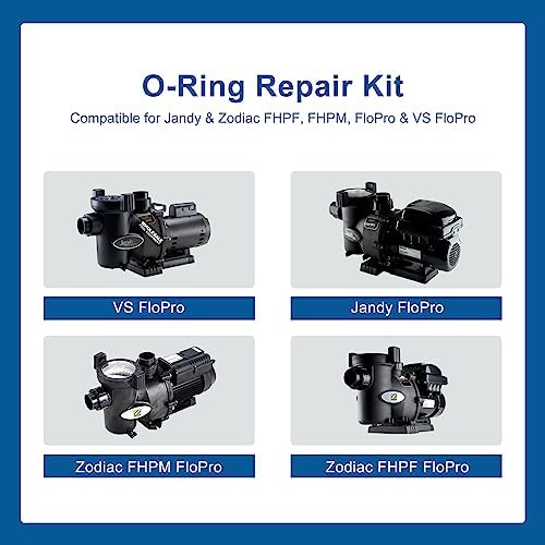 O-Ring Repair Rebuild Kit for VS FloPro & Jandy & Zodiac FHPF, FloPro Pump - Image 4