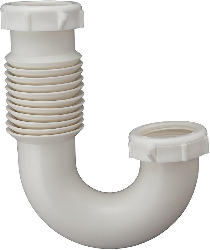 Plumb Pak PP21250 Flex 'N Fix J Bend, 1-1/2" or 1-1/4" inlet by Plumb+Pak