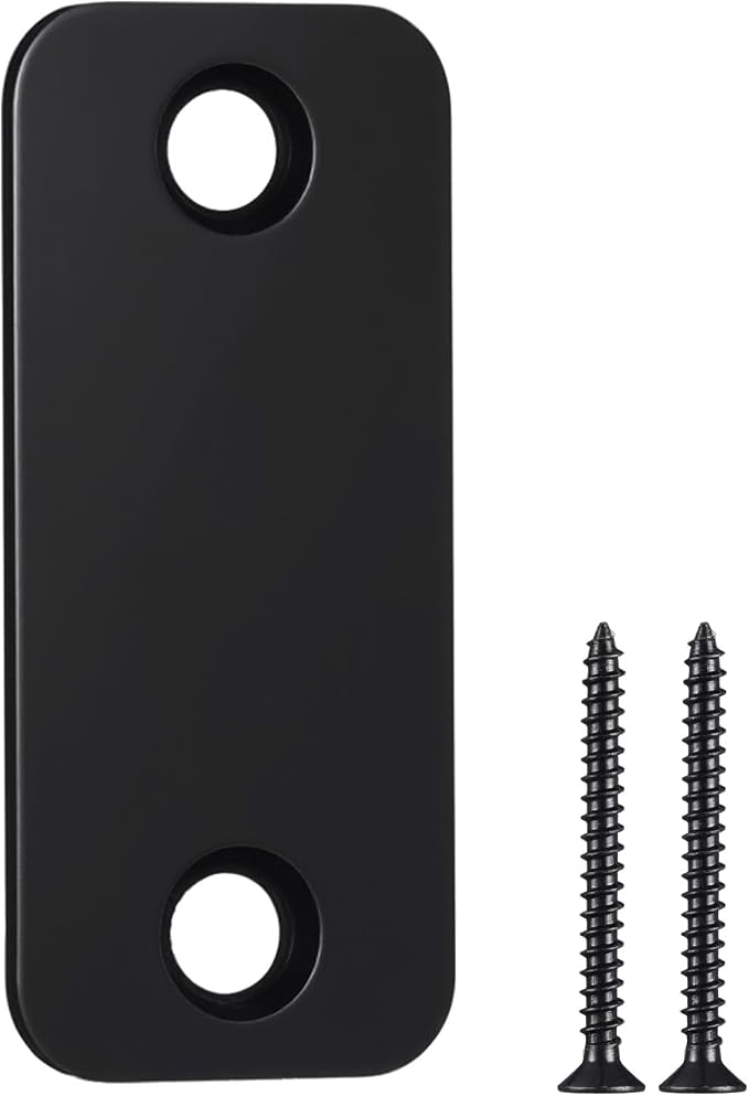 Blulu 1 Set Door Hole Cover Plate Blank Strike Filler Plate, Increase Home by Blulu