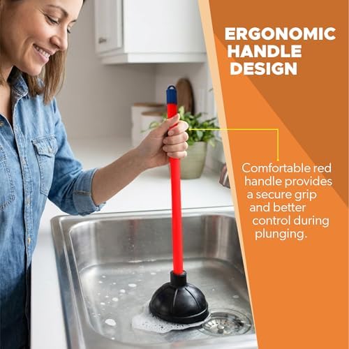 Heavy Duty Toilet Plunger for Bathroom - Image 6