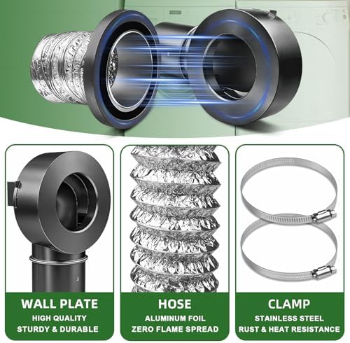 Magnetic Dryer Vent Coupling Connector Kit Easy to Clean Quick Connector - Image 5