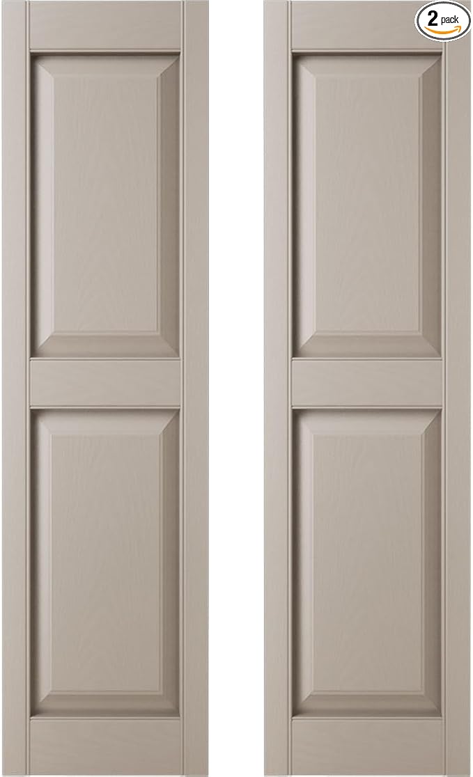Builders Edge 12 in. W x 47 in. H Builders Edge, Standard Two Equal Panels by Builders+Edge