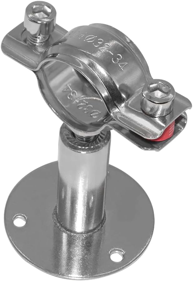Beduan 2 Inch Stainless Steel Pipe Support Wall Ceiling Mount Pipe Strap Clamp - Image 4