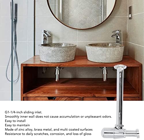 FTVOGUE Sink Drain Assembly Kit Brass Zinc Alloy Lavatory Drain Assembly G1-1 - Image 5