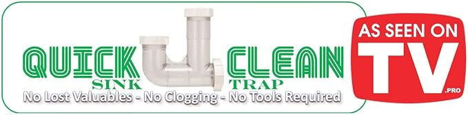 Quick Clean Sink Trap | 1 1/4" & 1 1/2" P-Trap Replacement Upgrade | Jewelry - Image 3