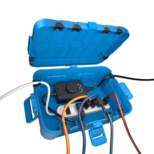 Flemoon Large Outdoor Electrical Box, Waterproof Extension Cord Cover | Inner by FLEMOON