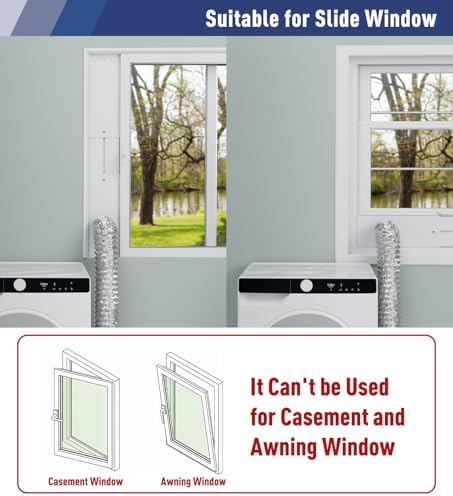 LEOPO Adjustable Dryer Vent Window Kit - Image 3