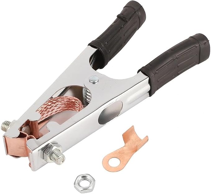 2PCS Welding Ground Clamp, 500A Grounding Electroplated Earth Clip | Copper - Image 7