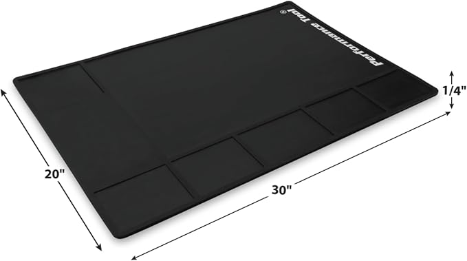 Performance Tool W88960 Heavy Duty 1/4 in. Thick Rubber Work Mat - Image 3