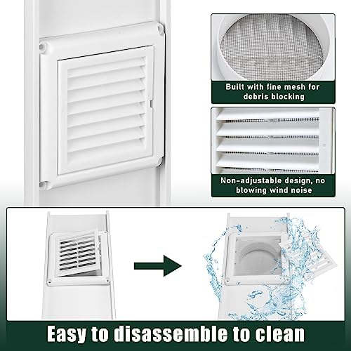 Flehomo Dryer Vent Window Kit - Image 3