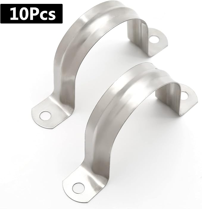 M50 2 Inch Conduit Clamps, Stainless Steel Cable Clamp, Rigid Pipe Strip - Image 3