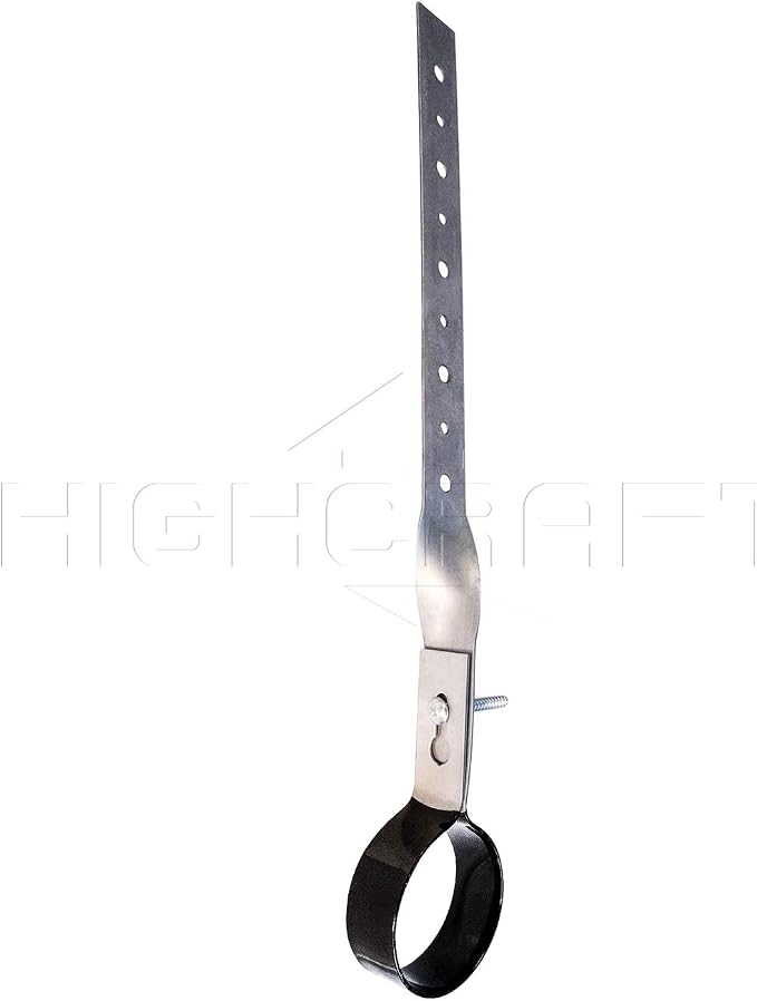 Highcraft IEX-Q04 DWV Pipe Hanger Galvanized Steel, 4 in - Image 2