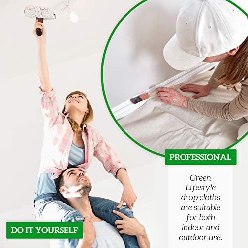 GREEN LIFESTYLE All Purpose Canvas Drop Cloths - Image 3