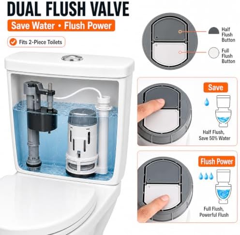 3 Inch Dual Flush Valve Replacement Kit - Image 2