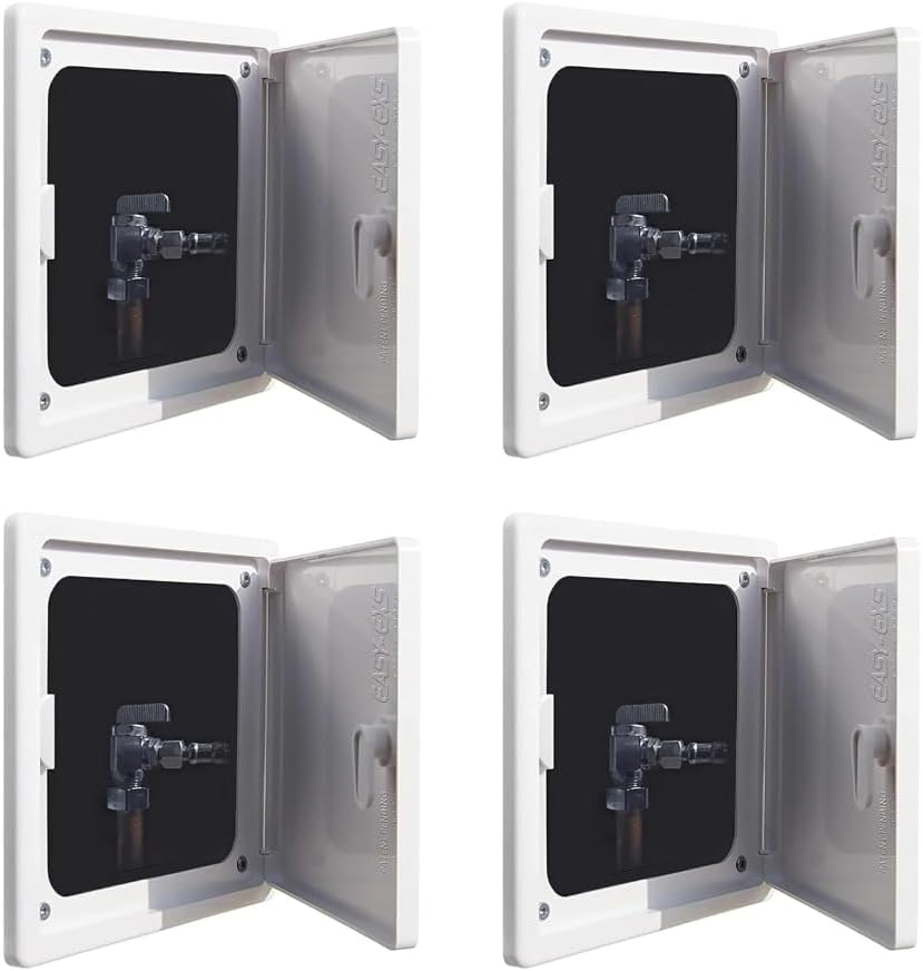 EASY-EXS Access Panel 6x6 with Door Plastic White by EASY-EXS