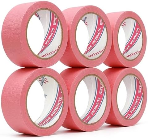 Pink Masking Tape, Colored Painters Tape - Image 2