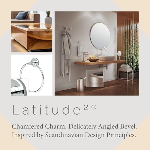 Gatco 4242 Latitude II Towel Ring | Modern Hand Towel Holder - Image 3